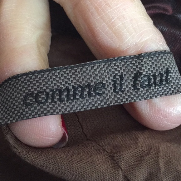 Comm Il Faut Brown jacket - Picture 4 of 4